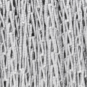 Bobine de fil Shade fabrication italienne 2 mm argenté x25m