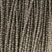 Bobine de fil Bliss Elastico fabrication italienne 1 mm Marron/Argenté x30m