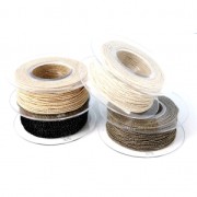 Bobine de fil Bliss Elastico fabrication italienne 1 mm doré x30m