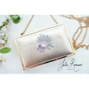 Dagues en verre 5x16 mm Light Amethyst Opal Laser x25