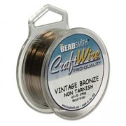 Fil de cuivre Craft Wire souple 1,02 mm Vintage bronze x 6.3m|raw }}