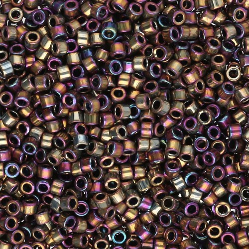 Miyuki Delica 11/0 DB0029 - Purple Gold Iris Metallic x8g