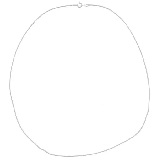 Tour de cou maille serpentine 1,10 mm en Argent 925 x45 cm
