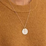 Tour de cou maille serpentine 1,10 mm en Argent 925 x45 cm