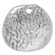 Sequin rond incurvé et martelé 12.5 mm - en Argent 925 x1