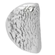 Sequin rond incurvé et martelé 12.5 mm - en Argent 925 x1