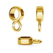 Anneau attache breloque 9.5 mm en Argent 925 doré à l'or fin x1|raw }}