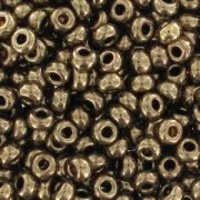 Perles rocailles Preciosa  11/0 2 mm - Gold Bronze x20g