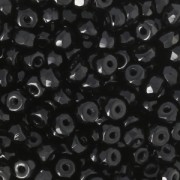 Perles facettées en verre tchèque Micro Spacers 2x3 mm Jet  x50|raw }}