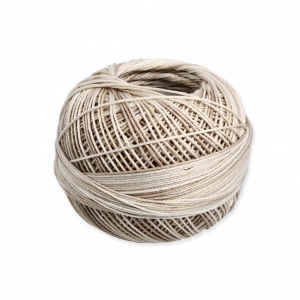 Fil de coton Lizbeth taille 10 Latte Foam n°168 x111m