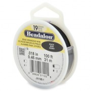 Fil Cablé 19 brins 0.46 mm Noir x 31 m|raw }}