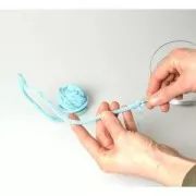 Fil tricotin pour la customisation 5 mm - Noir x5m