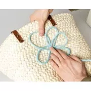 Fil tricotin pour la customisation 5 mm - Noir x5m