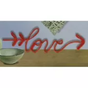 Fil tricotin pour la customisation 5 mm - Blanc x5m