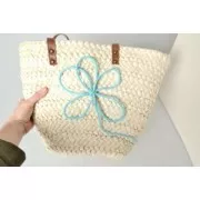 Fil tricotin pour la customisation 5 mm - Blanc x5m