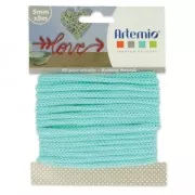 Fil tricotin pour la customisation 5 mm - Vert Pastel x5m