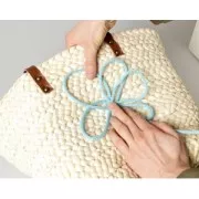 Fil tricotin pour la customisation 5 mm - Vert Pastel x5m