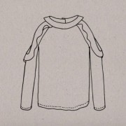 Patron Aime Comme Marie - Aime comme Maharani - chemisier épaule dénudée|raw }}