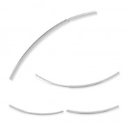 Fermoir pour fil et cable de 1 mm rhodié x1|raw }}