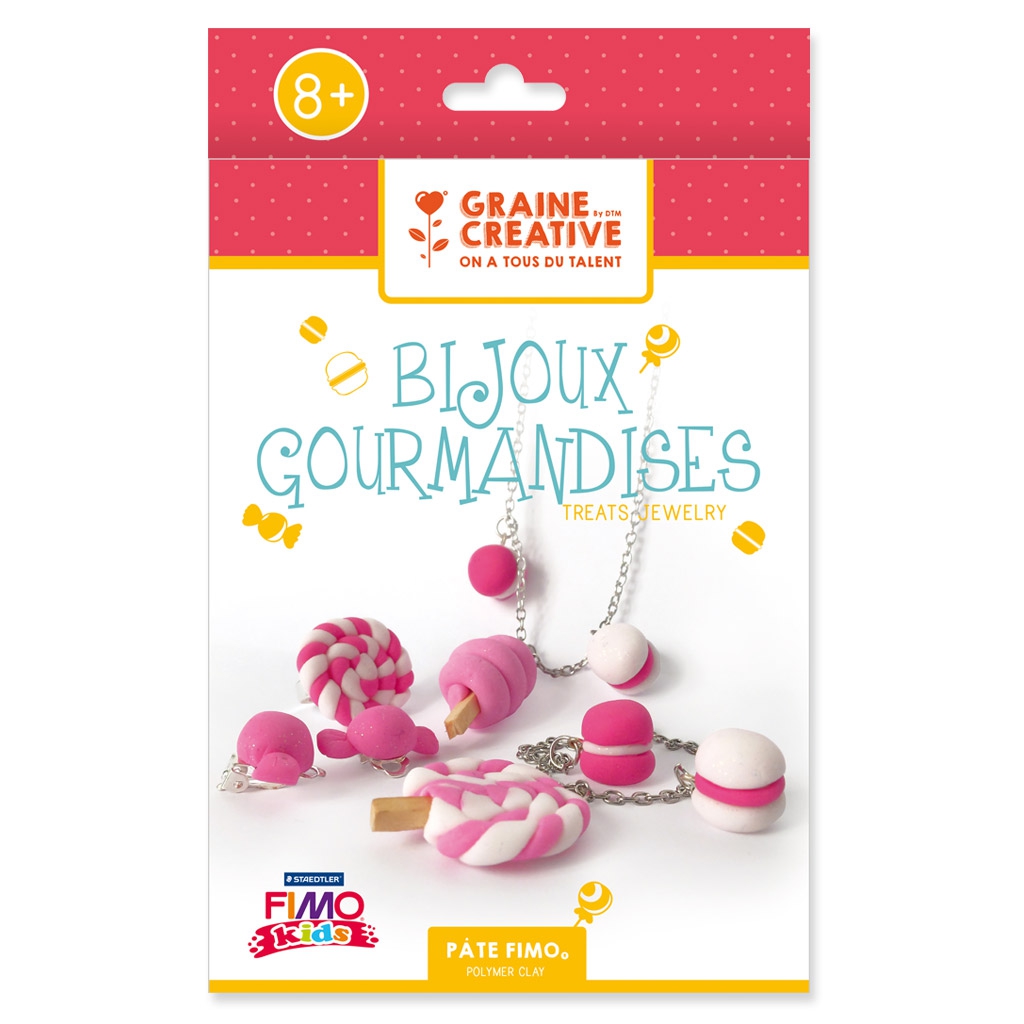 Kit de modelage fimo enfant Bijoux Gourmands à faire toimême