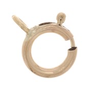 Fermoir à ressort avec anneau fermé 6 mm Gold filled (or laminé)  x1|raw }}
