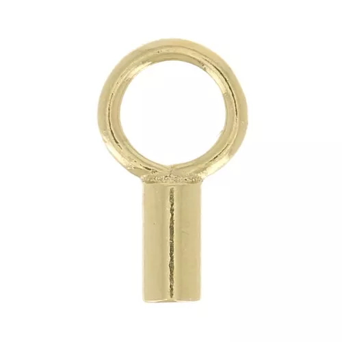 Embouts pour cordon 1 mm - Gold Filled (or laminé) x4