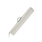 Embout pour tissage de perles rocailles & Delica Miyuki 26 mm Placage Argent fin vieilli x1|raw }}