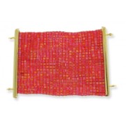 Embout pour tissage de perles rocailles & Delica Miyuki 15x4 mm doré rose x1