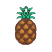 Pendentif Ananas en bois 40x22 mm - pour création d'accessoires & bijoux DIY