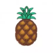 Pendentif Ananas en bois 40x22 mm - pour création d'accessoires & bijoux DIY