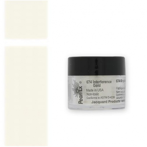 Poudre de mica pour la pâte polymère Pearl Ex Gold Interference n°674 x3g