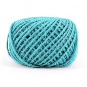 Corde de jute 2 mm Turquoise x40m