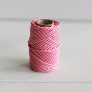 Fil en coton cir� wax pour macram� - Kesi Art - 1 mm Palpitant x 20 m