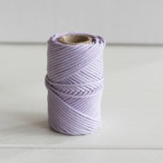 Fil en coton cir� wax pour macram� - Kesi Art - 1 mm Fleur de Bruy�re x 20 m