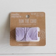 Fil en coton cir� wax pour macram� - Kesi Art - 1 mm Fleur de Bruy�re x 20 m