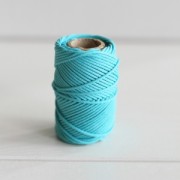 Fil en coton cir� wax pour macram� - Kesi Art - 1 mm Baltic x 20 m