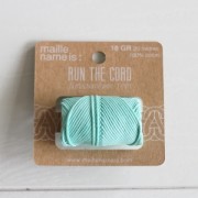 Fil en coton cir� wax pour macram� - Kesi Art - 1 mm Vert d'Ireland x 20 m