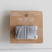 Fil en coton cir� wax pour macram� - Kesi Art - 1 mm M�t�ore x 20 m