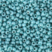 Perles rocailles Preciosa  11/0 2 mm - Aigue Lustré Vert x20g