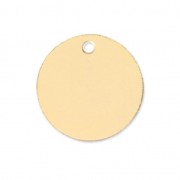 Sequin rond 11 mm - médaille à graver - Gold filled (Or laminé) x1|raw }}