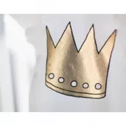 Transfert textile à chaud pour Silhouette 30.5x91.4 cm Argent