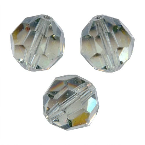 Perles rondes PureCrystal 5000 4 mm - Black Diamond x20