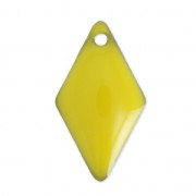 Sequins losanges 16x9 mm en métal et résine époxy - Jaune x8|raw }}