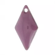 Sequins losanges 16x9 mm en métal et résine époxy - Lilas x8