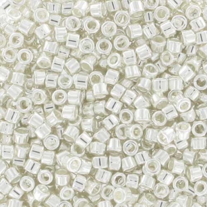 Miyuki Delica 11/0 DB0551 - Bright Sterling Silver Plated x50g