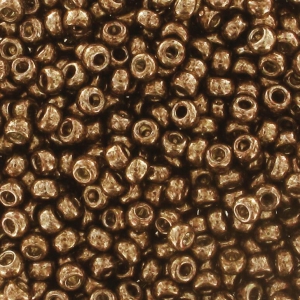 Rocaille Miyuki 11/0 457L - Metallic Light Bronze x100g