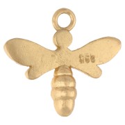 Pendentif Abeille 13.5 mm - Argent 925 doré à l'or fin x1