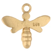 Pendentif Abeille 13.5 mm - Argent 925 doré à l'or fin x1