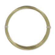 Fil Laiton pour bijoux fil rond 0,4 mm brut traité anti-ternissement x 20m
