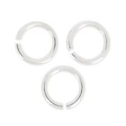 Anneaux ouverts européen 5,5x0,8 mm en Argent 925 x20|raw }}